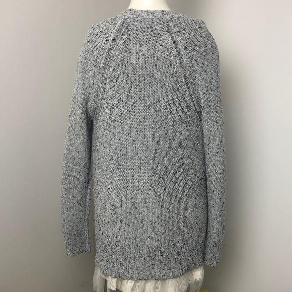 American Eagle Outfitters Gray Speckled Knit Open Front Cardigan Size S - Picture 7 of 11